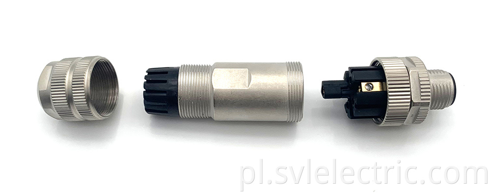 FieldWireable M12 Connector B Code 5Pin